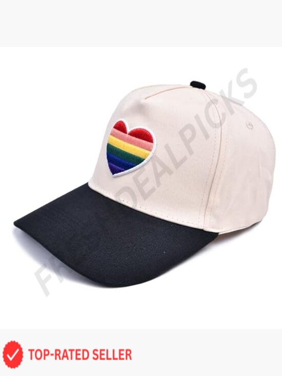 Rainbow Pride Trucker Hat Unisex Vintage Adjustable Baseball Cap Cotton main image 6